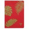 Clairefontaine Neo Deco Notebook - Leaves, Red, 96 Pages, 6" x 8-1/4"
